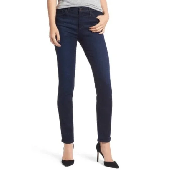 AG Adriano Goldschmied Jeans Women 28R The Prima‎ Mid Rise Cigarette Dark Blue