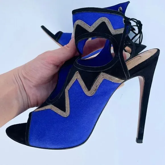 Aquazzura Neiman Marcus Sexy on the Beach Heels size 38.5 - 8.5