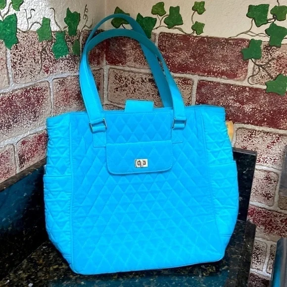 Teal Vera Bradley shoulder bag 2 straps
