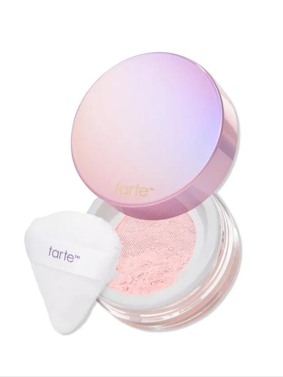 tarte creaseless setting & brightening powder - PINK - Full Size - NWT
