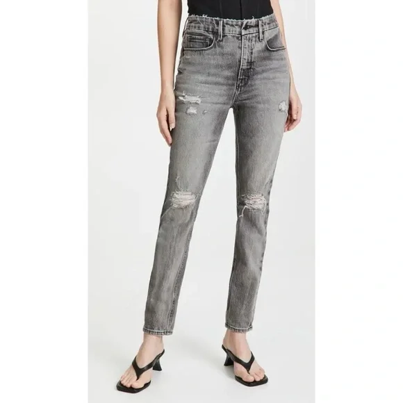 Good American Distressed Jeans Womens Size 0/25