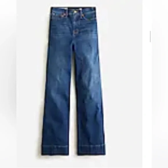 Jcrew Denim trouser in Wesly wash, NWT, size 32