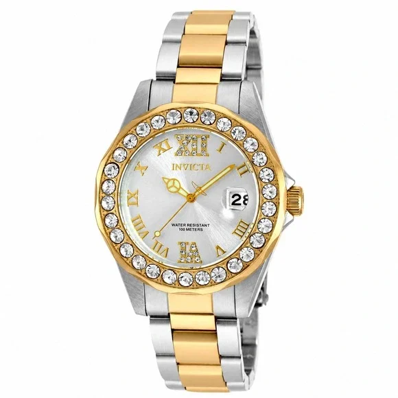 New Invicta Pro Diver Velamark Women's Watch - 38mm, Steel, Gold (20215)