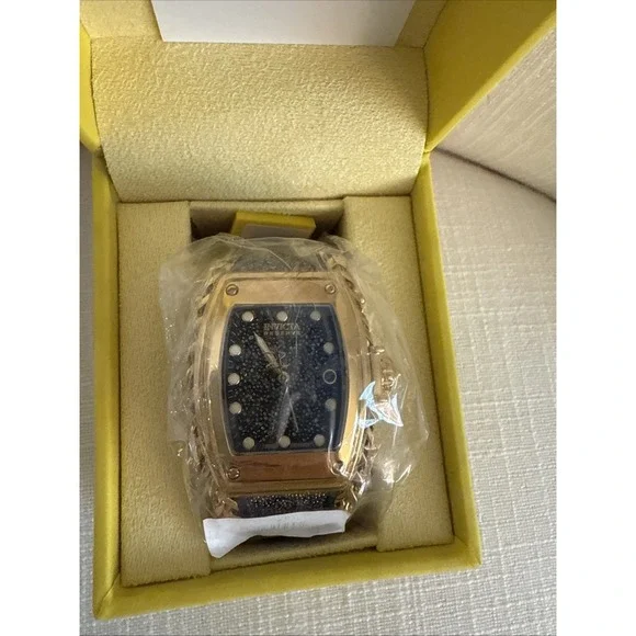INVICTA Gladiator Lady 37.10mm Stainless Steel Blue Gold Sparkle dial 505 Quartz