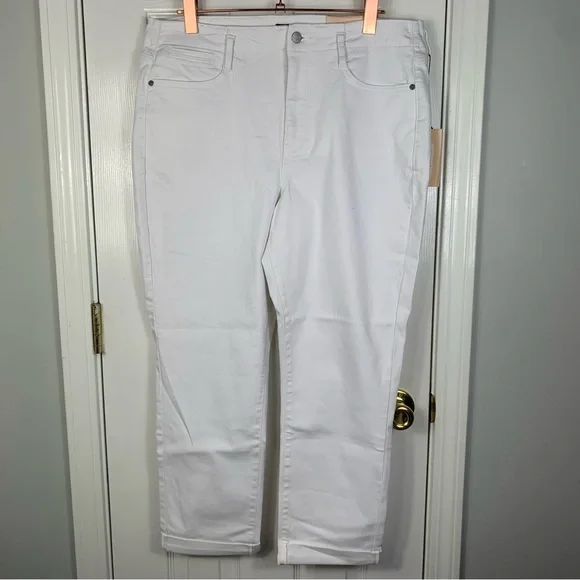 NYDJ Womens 12 High Rise Girlfriend Jeans Lift Tuck Technology