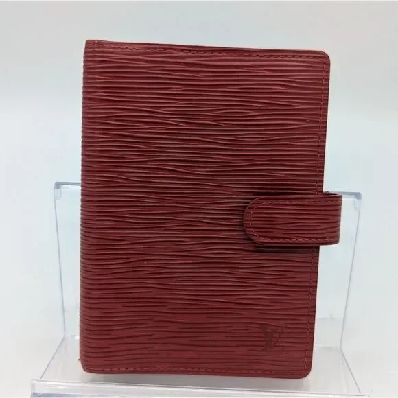 Louis Vuitton Red Epi Agenda