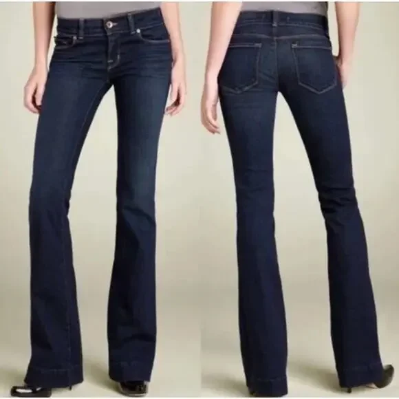 J Brand The Doll Super Flare Sz 29 Indigo Blue Dark Wash Stretch Jeans #1797‎