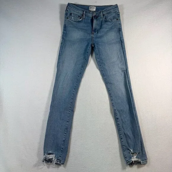 Agolde Jeans Womens 29 Blue Skinny Mid Rise Medium Wash Stretch