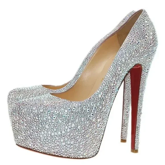 Custom Louboutins - Strassed, Authentic