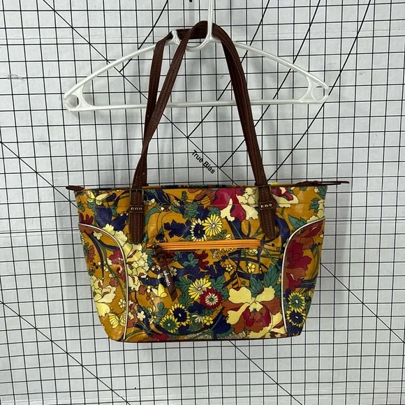 Sakroots, coded, canvas floral, print shoulder bag