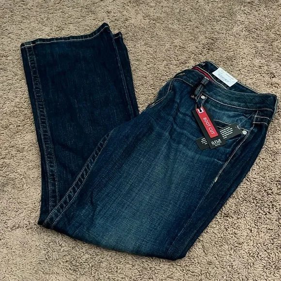 a.n.a dark boot cut jeans
