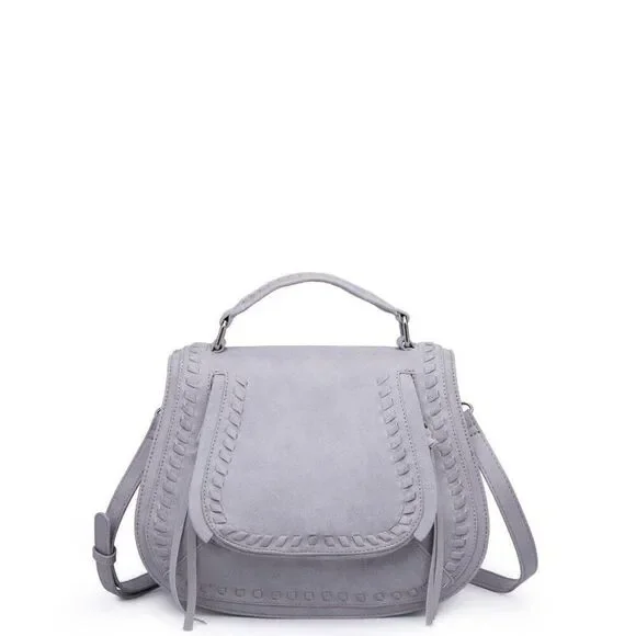 Urban Expression Women's Gray Messenger Bag Shoulder Crossbody Backpack Bags