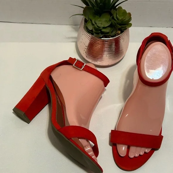 Elegant Red Women's Heels