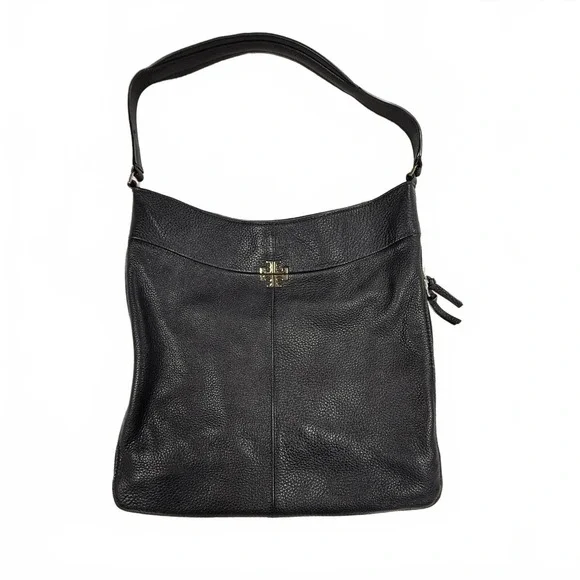 Tory Burch Black Pebbled Leather Shoulder‎ Bag