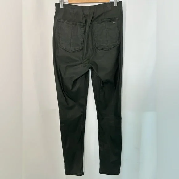 RAG & BONE Nina coated High Rise Pull On Pants