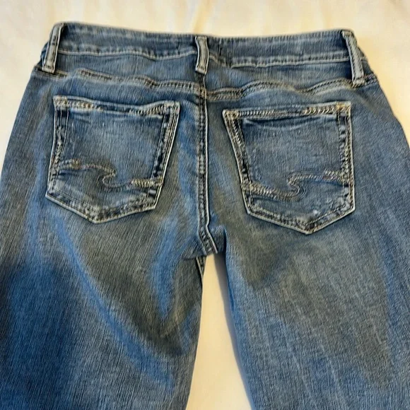Women’s Silver Britt Capri Size 28