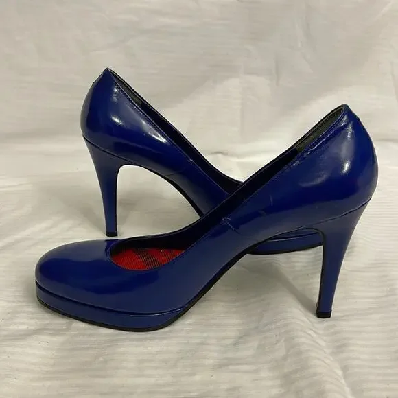 JUNYA WATANABE Comme des Garcons Pump Heels Shoes Royal Blue Size 7