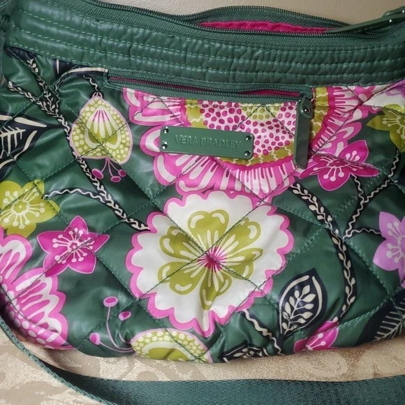 Vera Bradley Puffy Crossbody Shoulder Bag Olivia Pink Retired 2013