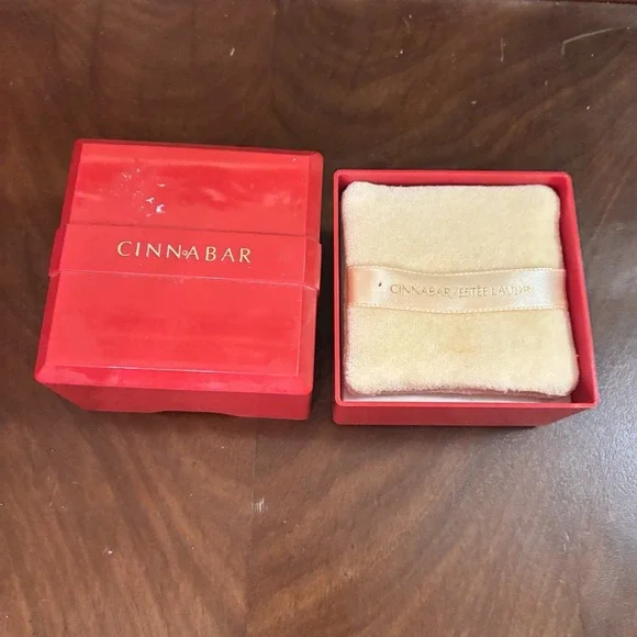 Vintage Estée Lauder Cinnabar Dusting Powder 3 Oz Red Box New Unused