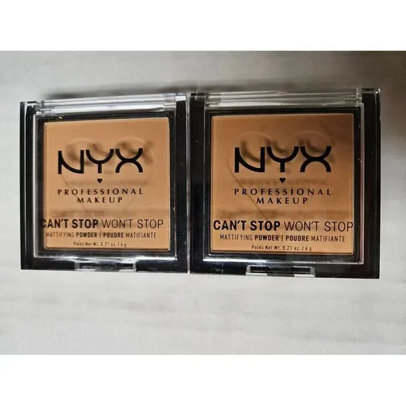 NYX Mattifying Powder Tan‎ x 2 New
