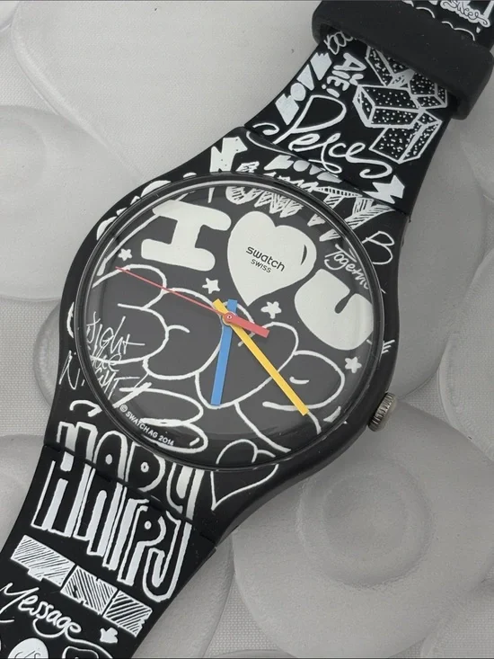 Swatch Watch - SUOB125 - LOVE WALL