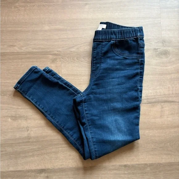 UpWest Pull On Skinny Jeans Dark Wash- size M