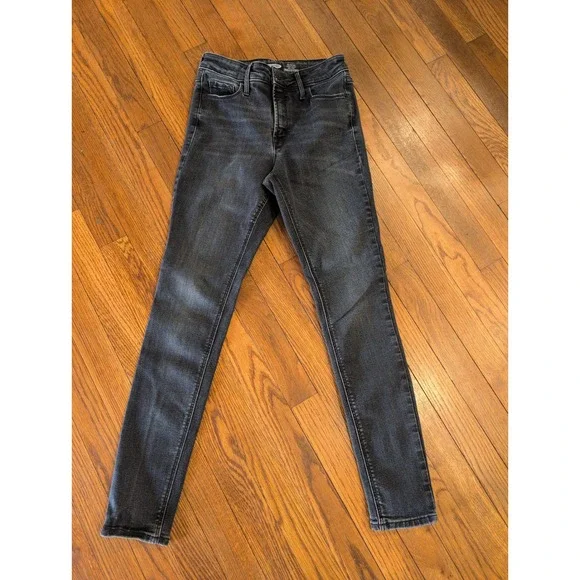 Old Navy Rockstar Super Skinny High Rise‎ Dark Wash Jeans Secret Slim Pockets 4