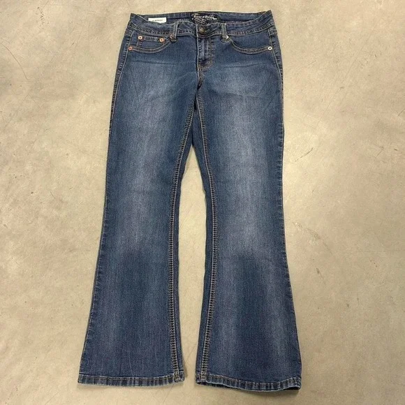 Y2K Dark‎ Wash Bootcut Flared Jeans
