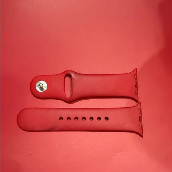 Red Silicone Apple IWatch 40mm Band