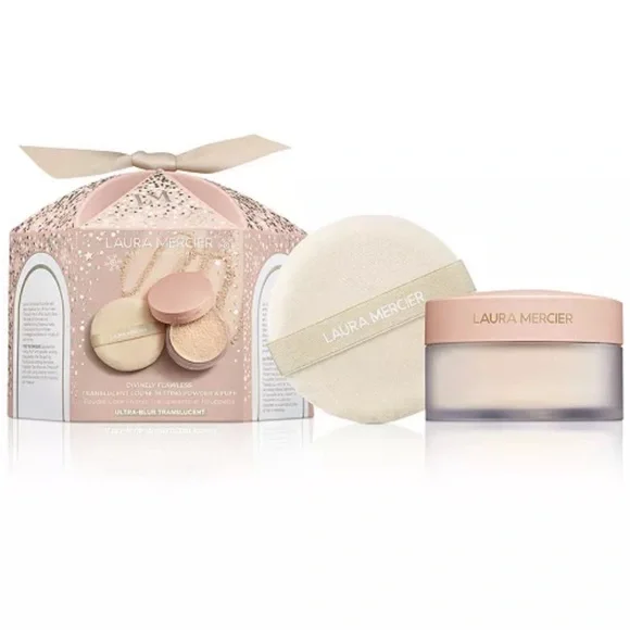 Laura Mercier Divinely Flawless Translucent Loose Setting Powder & Puff Set