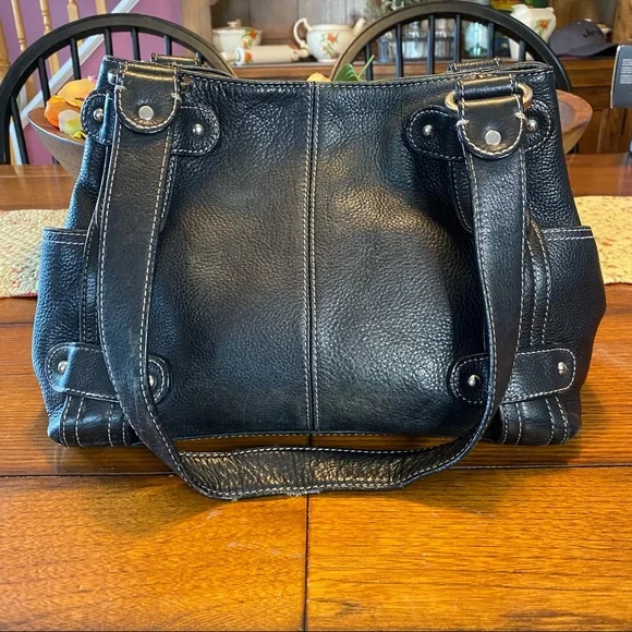 Tignanello leather shoulder bag