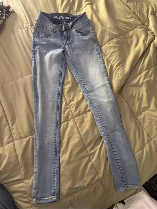 Wallflower Light Blue Skinny Jeans