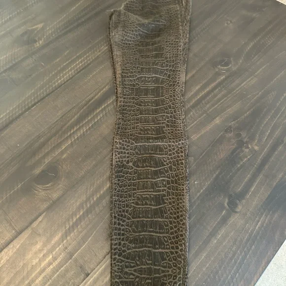 Joe's Jeans Brown Animal Print Leggings