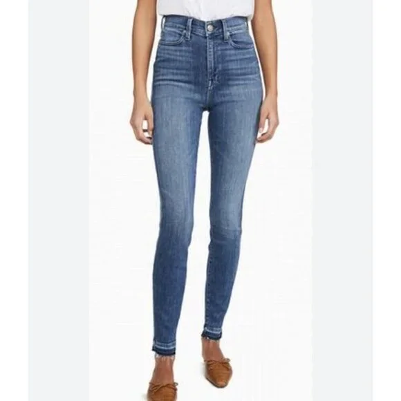 AYR the riser skinny jeans, medium wash blue, Size 26/28 L72