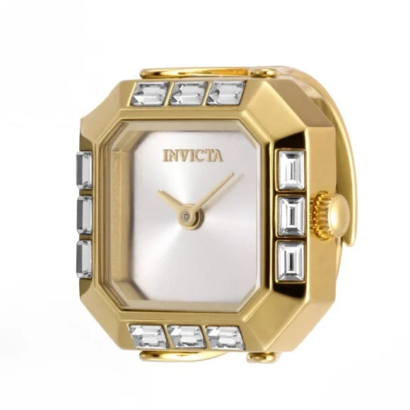 Invicta Mini Angel Women's Ring Watch - 21.5mm, Gold (49587)