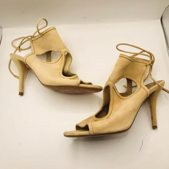 Aquazzura Sexy Thing suede sandals