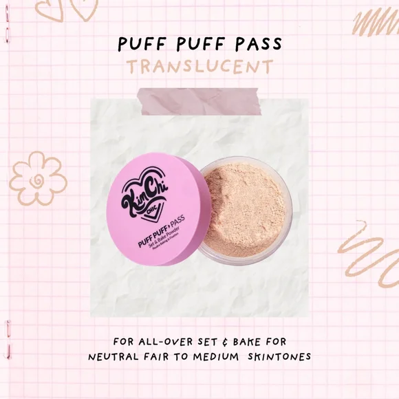 KimChi Puff Puff Pass Set & Bake Powder in Translucent