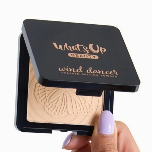 Whats Up Beauty Wind Dancer Pressed Setting Powder in Medium