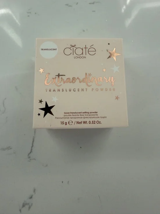 Ciaté London Extraordinary Translucent Setting Powder Full Size 15g NIB