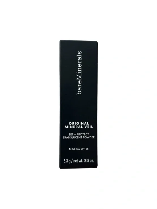 bareMinerals Mineral Veil Translucent Powder + Brush SPF25, Refillable / NIB