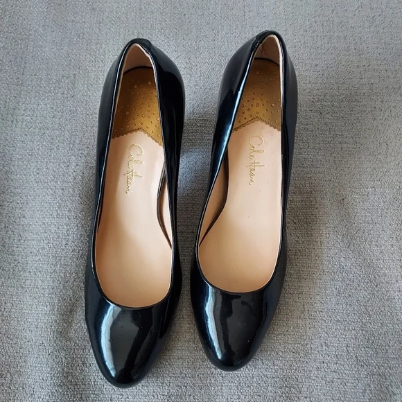 Cole Haan Nine Air Black Patent Leather Pump