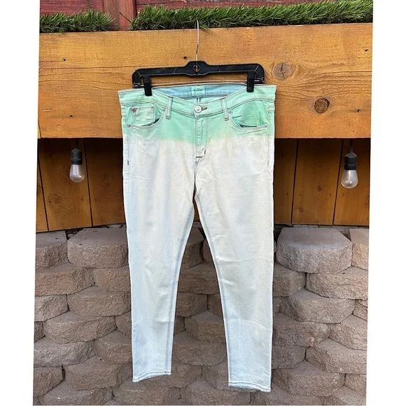 NWOT-Sz 29 Crop Krista Hudson dip dye jeans