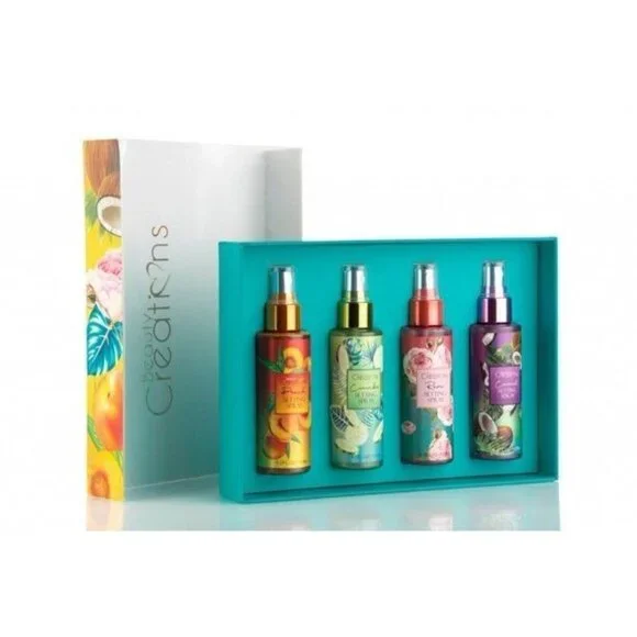 New Beauty Creations Set of 4 Scented Setting Spray FULL SIZE