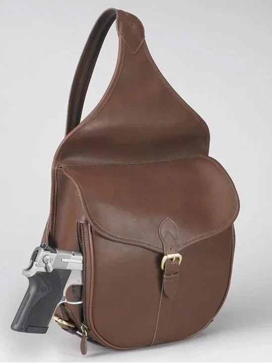 Gun Tote'N Mamas Saddlebag Concealed Carry Purse sling bag
