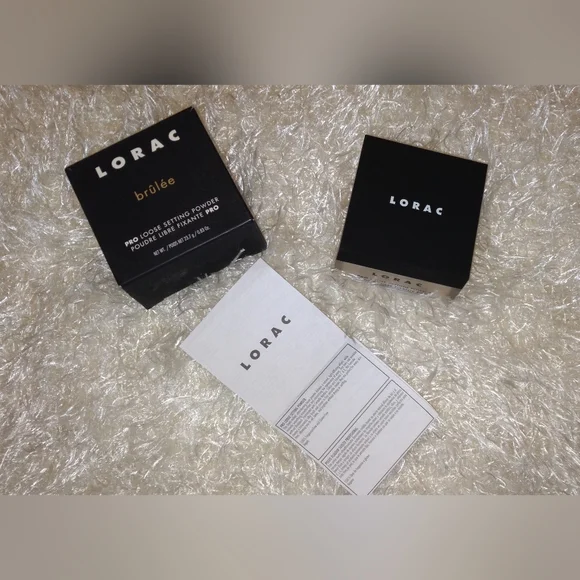 NEW Lorac Pro Loose Setting Powder in Brûlée, Finely Milled