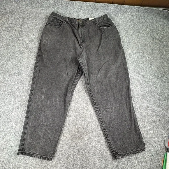 Vintage‎ 90s Route 66 Jeans 24WP Relaxed Black Distressed Grunge Y2K Streetwear