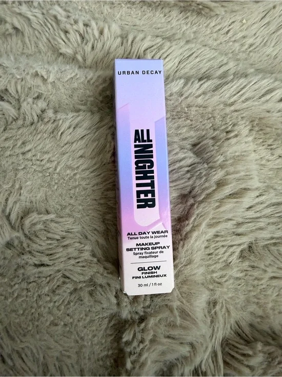Urban Decay All Nighter Setting Spray - Iridescent Pink/Purple Box