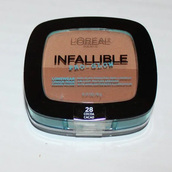 L'Oréal Paris Infallible Pro Glow Pressed Powder – Cocoa New Package Makeup