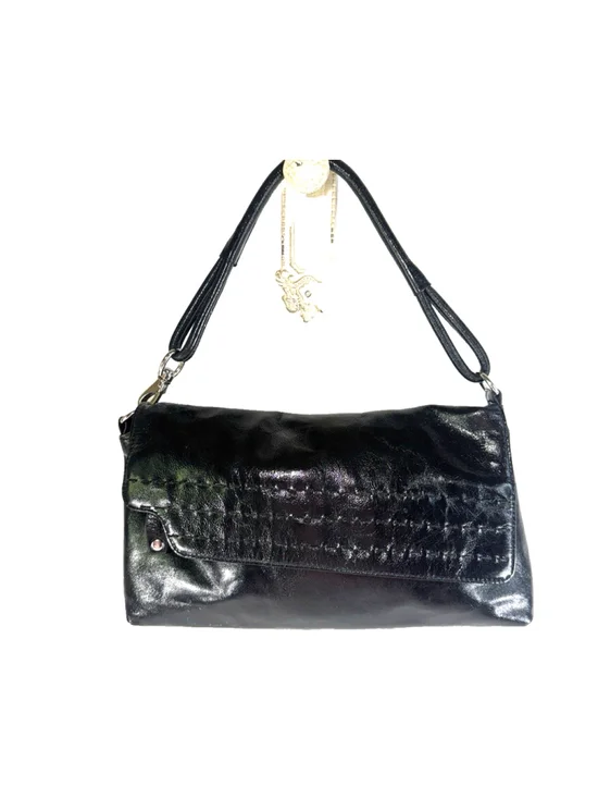 Donald J Pliner Black Leather Bag Purse