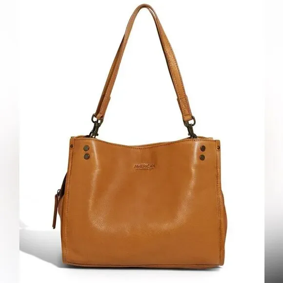 American Leather Co Tan Lenox Shoulder Bag